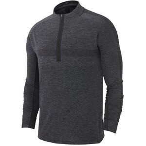 Nike Golf Dry Knit Half Zip Long Sleeve Shirt AJ5446 Gray Lightweight Size Large